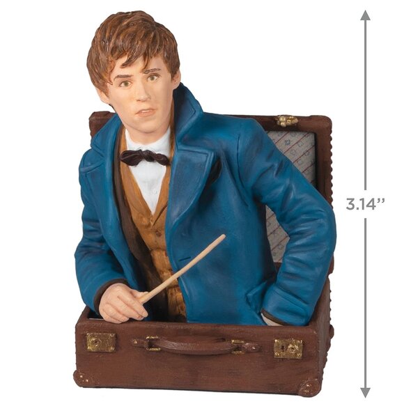 New! Harry Potter Fantastic Beasts Hallmark Keepsake Ornament Newt Scamander - Picture 3 of 5
